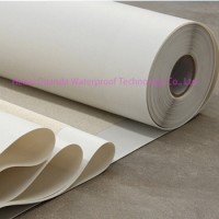 HDPE Pre-Applied or Cold-Applied Self Adhesive Waterproof Membrane (with ziplap adhesive) Non-Asphalt Membrane