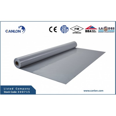 PVC Smooth Type Single Ply Roofing Membrane