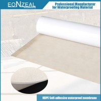 1.5mm HDPE Self-Adhesive Waterproof Membrane for Basement (with sand)