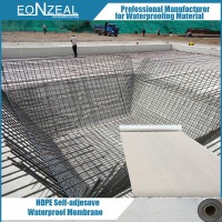 China Factory Pre-Applied HDPE Self-Adhesive Waterproof Membrane for Basement