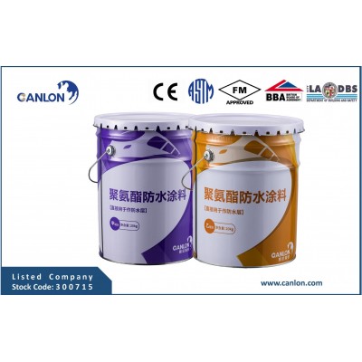 Two Components 6MPa Polyurethane Waterproof Coating for High Speed Train